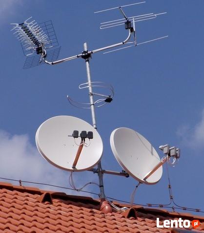 Montaż Anten Łódź telewizja satelitarna: Polsat, NC+, Orange