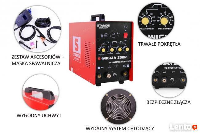 Spawarka MOSFeT TIG z pulsem MMA 200A