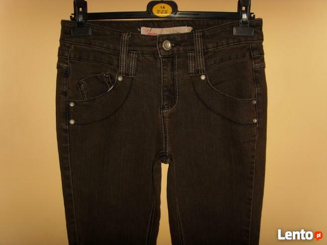 JEANSY, SPODNIE, RURKI, DAMSKIE, STRETCH, DENIM, „KAPPAHL” =