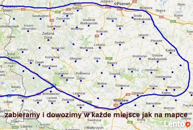 Busy do Holandii Niemiec Krotoszyn Pleszew Kalisz Błaszki