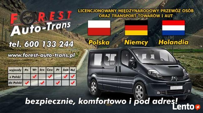 Przewozy Bus Niemcy Holandia Ostrów Grabów Ostrzeszów