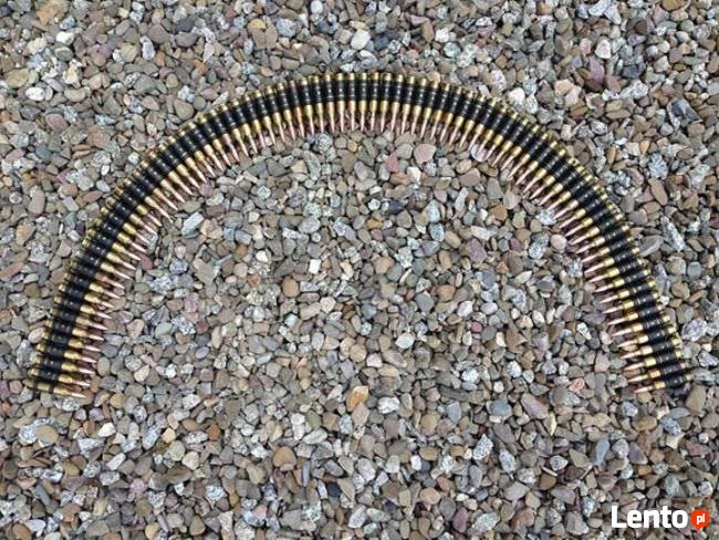 NOWY! Bullet Belt, PAS Z NABOJAMI, taśma amunicyjna, całe na