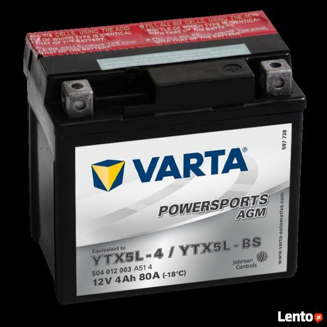 Akumulatory motocyklowe Exide Varta Powerbat Yuasa Kraków