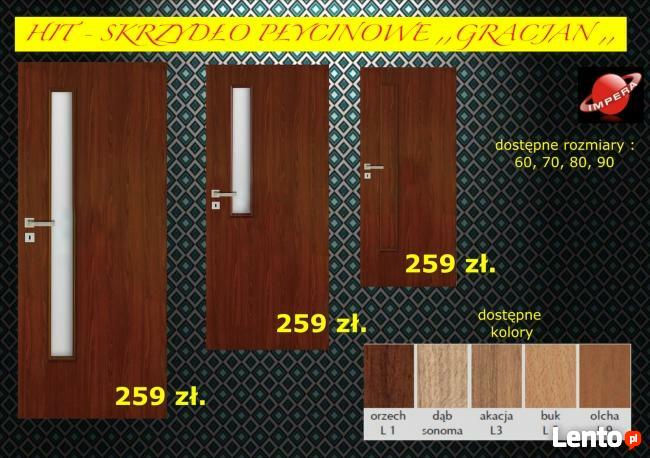 Drzwi wewnętrzne z montażem lub bez, bezpłatny pomiar-Wrocła