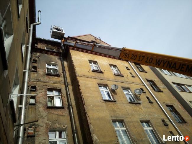 podnośnik koszowy Legnica, wynajem , zwyżka, usługi podnoś