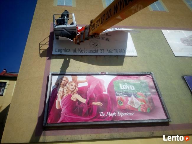 podnośnik koszowy Legnica, wynajem , zwyżka, usługi podnoś