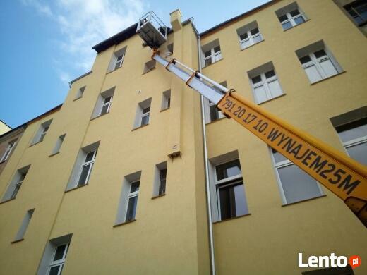 podnośnik koszowy Legnica, wynajem , zwyżka, usługi podnoś