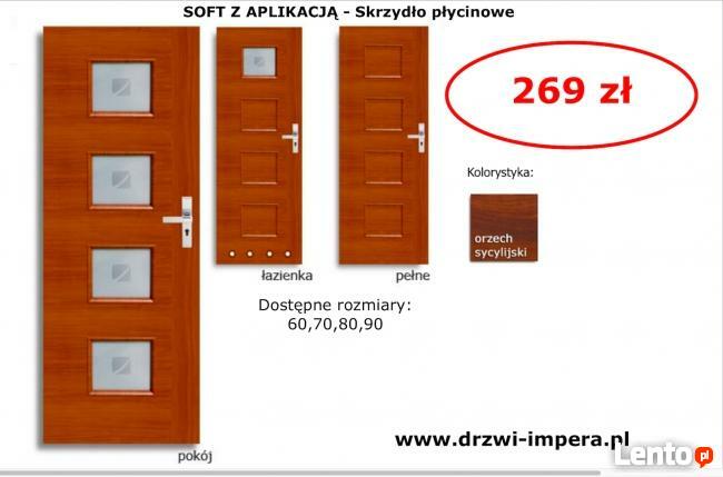Drzwi wewnętrzne z montażem lub bez, bezpłatny pomiar-Wrocła