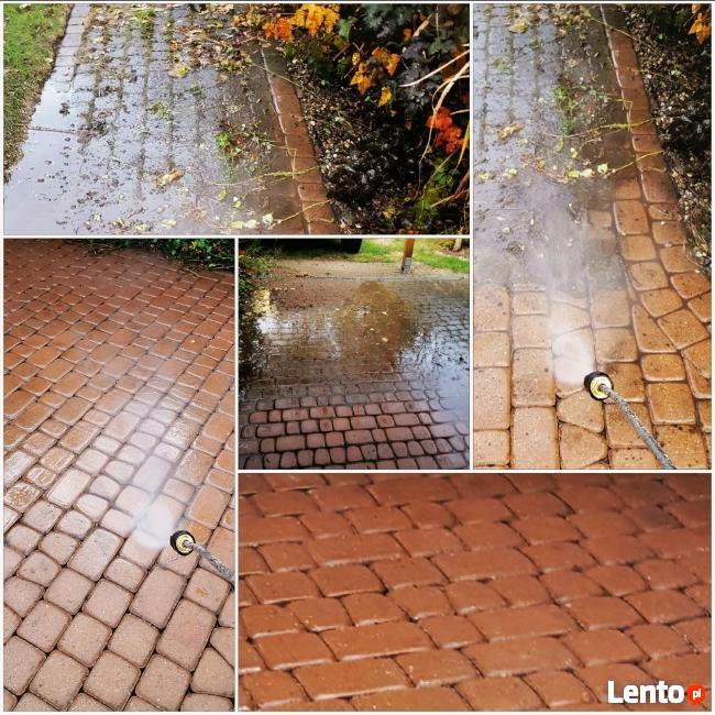 Mycie kostki brukowej, podjazdów, tarasów Łódź, Zgierz