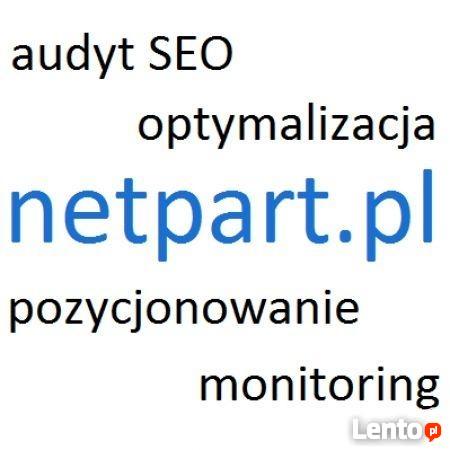Pozycjonowanie strony, audyt SEO, optymalizacja, monitoring