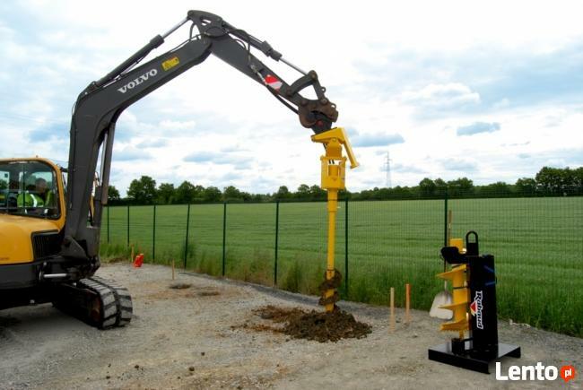 Hydrauliczne wiertło glebowe do koparki TRH 201