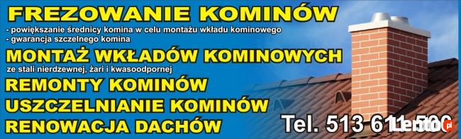 Szlamowanie uszczelnianie frezowanie komina dekarz dachy