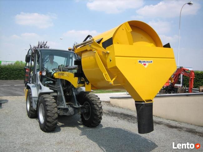 betoniarka ciągnikowa samozaładowcza z systemem ważenia BAP