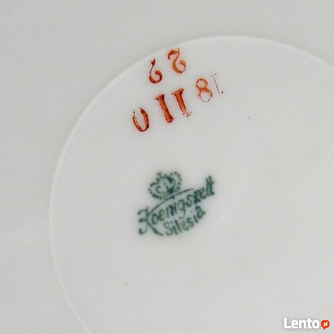 Porcelana stołowa Koenigszelt Silesia lata 1922-30