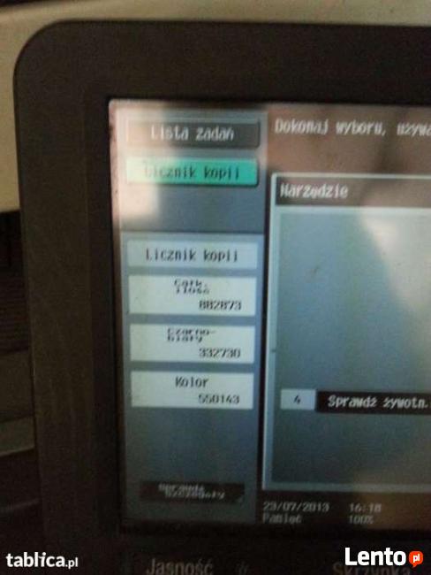 Naprawa Develop Konica Minolta kopiarki drukarki, dojazd do