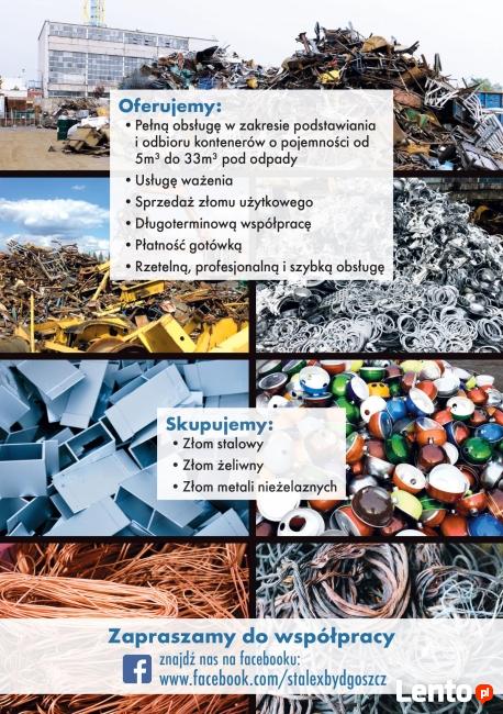 SKUP ZŁOMU STALOWEGO I METALI KOLOROWYCH STALEX BYDGOSZCZ