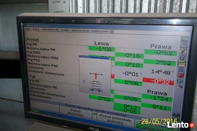 Geometria kół ( zbieżność i kąty ).