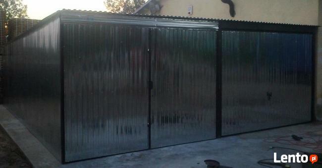 Garaże blaszane Garaż blaszany Blaszak 5x7 BRAMA I KWATERKI