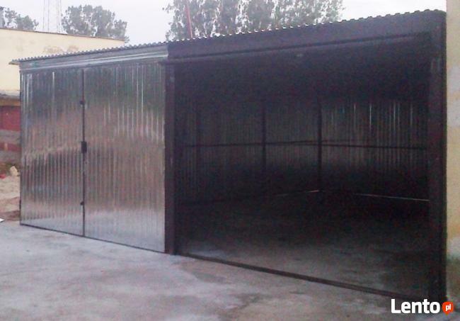 Garaże blaszane Garaż blaszany Blaszak 5x7 BRAMA I KWATERKI