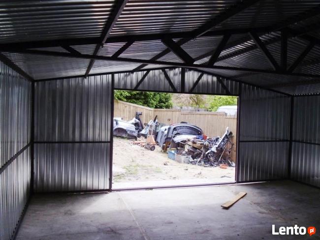 Garaże blaszane Garaż blaszany Blaszak 5x7 DWUSPAD OCYNK