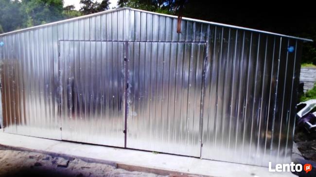 Garaże blaszane Garaż blaszany Blaszak 5x7 DWUSPAD OCYNK