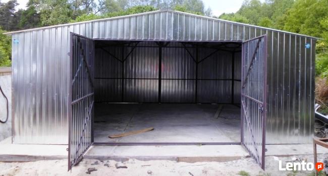 Garaże blaszane Garaż blaszany Blaszak 5x7 DWUSPAD OCYNK