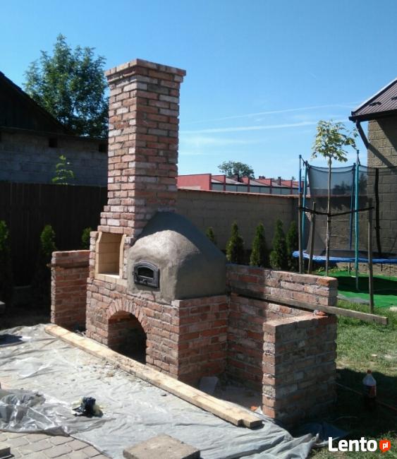 Grill ogrodowy, gril z wędzarnią i chlebowym