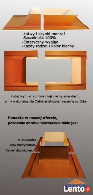 Obróbki blacharskie, parapety, czapy kominowe.