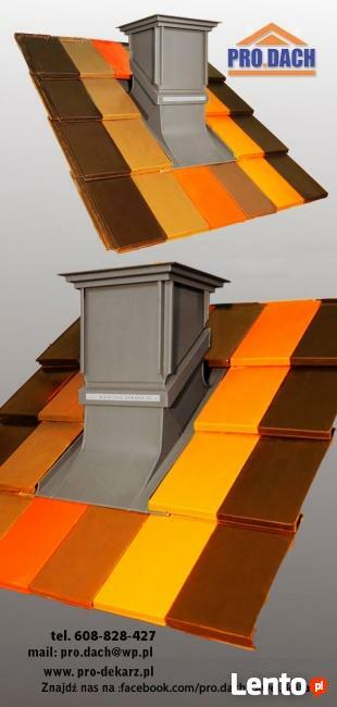Obróbki blacharskie, parapety, czapy kominowe.