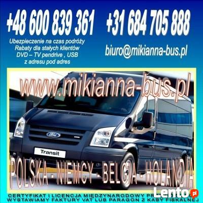 Busy do Holandii Kościan