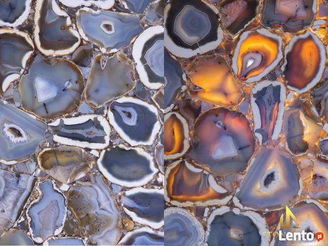 Dekoracja do podświetlenia z kamieni półszlachetnych 120x200