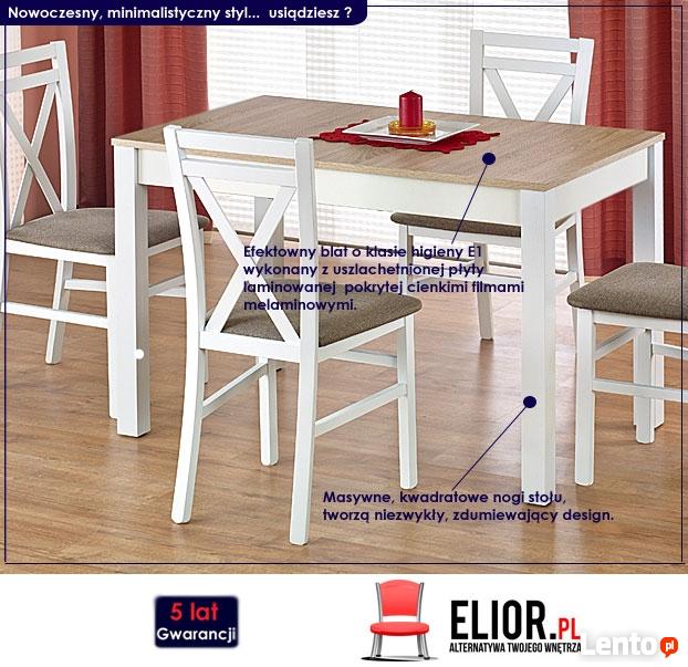 Modny Stół === Biały, Wenge, Dąb Sonoma === 6 Kolorów