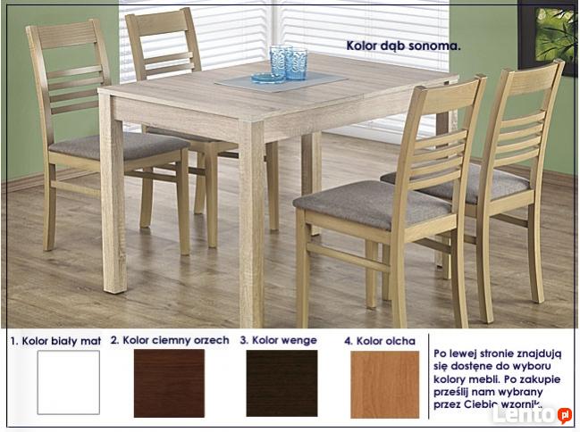 Modny Stół === Biały, Wenge, Dąb Sonoma === 6 Kolorów