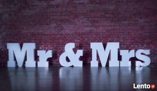 Litery 3D ,napis LOVE i inne,wesele, ślub - wynajem- Wrocław