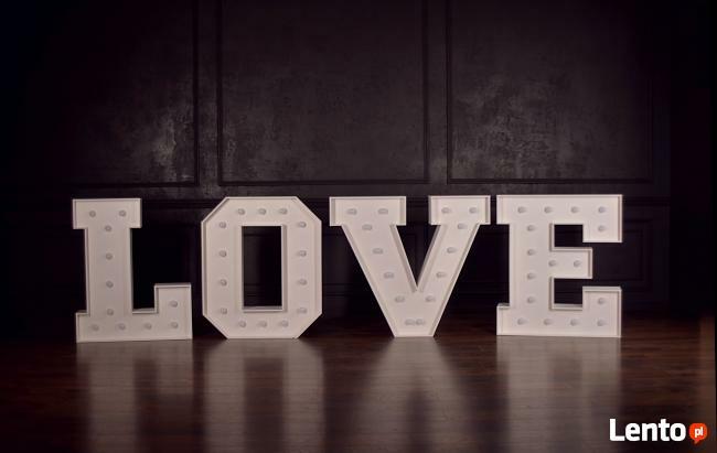 Litery 3D ,napis LOVE i inne,wesele, ślub - wynajem- Wrocław