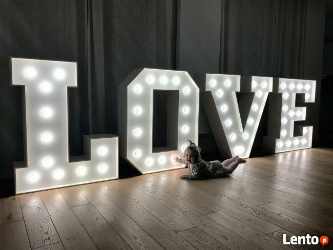 Litery 3D ,napis LOVE i inne,wesele, ślub - wynajem- Wrocław