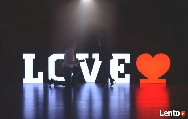 Litery 3D ,napis LOVE i inne,wesele, ślub - wynajem- Wrocław