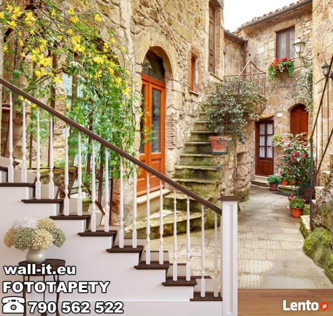 Fototapety kamienne uliczki Fototapety 3D Przejście