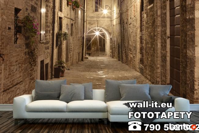 Fototapety uliczki włoskie 3d Uliczka Fototapeta