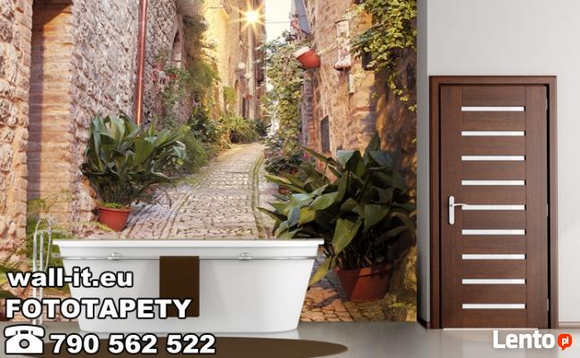 Fototapety uliczki włoskie 3d Uliczka Fototapeta