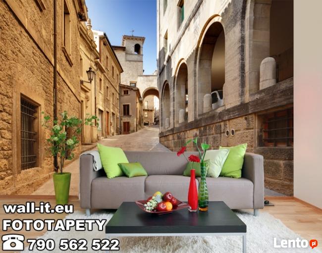 Fototapety uliczki włoskie 3d Uliczka Fototapeta