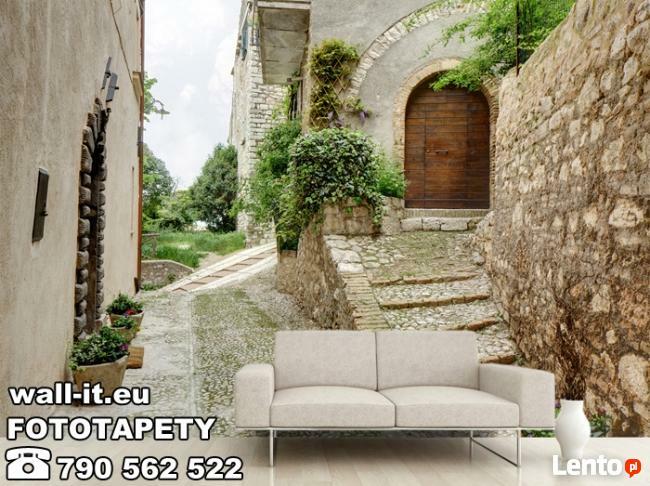 Fototapety kamienne uliczki Fototapety 3D Przejście