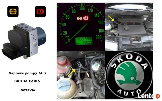 Pompa ABS naprawa Skoda FABIA octavia ROOMSTER t. 692274666