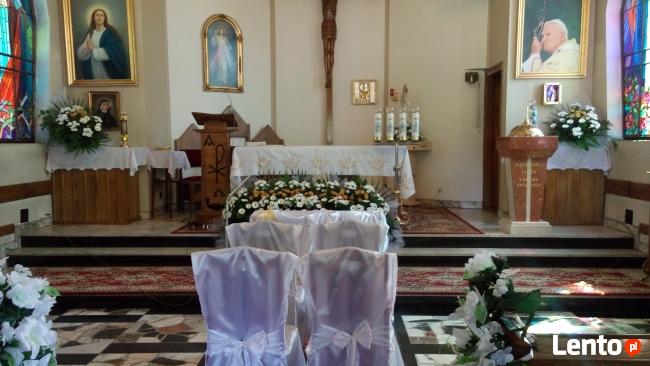 KWIATY SZTUCZNE, ZYWE, WIEŃCE, WIAZANKI, DEKORACJE KOSCIOŁÓW