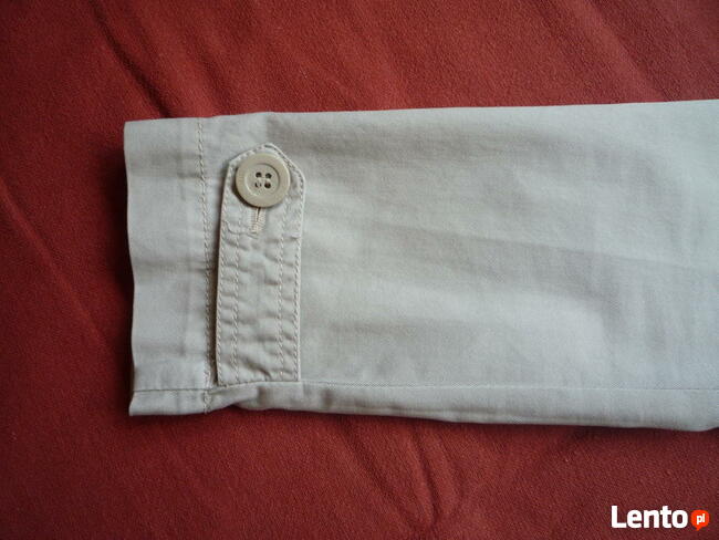 CARRY 34/XS 36/S Beżowa Marynarka Żakiet Bawełna Jak Nowa