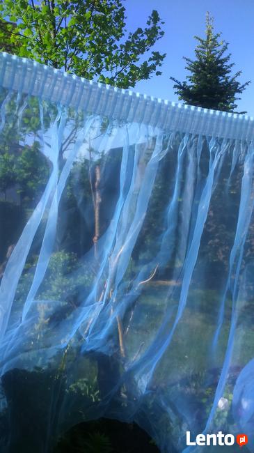 Firana organtyna błękit 300x158 ,firanka