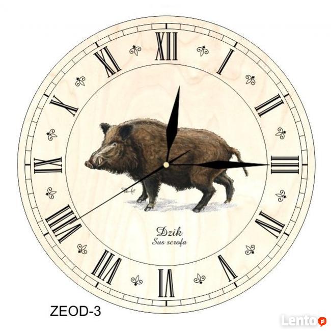 Zegar okrągły RWO ''Dzik''