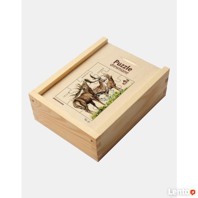 Puzzle drewniane - Rodzina jeleni
