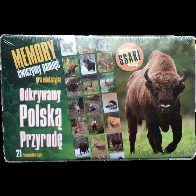 Gra edukacyjna MEMO poznajemy zwierzęta ''Ssaki''
