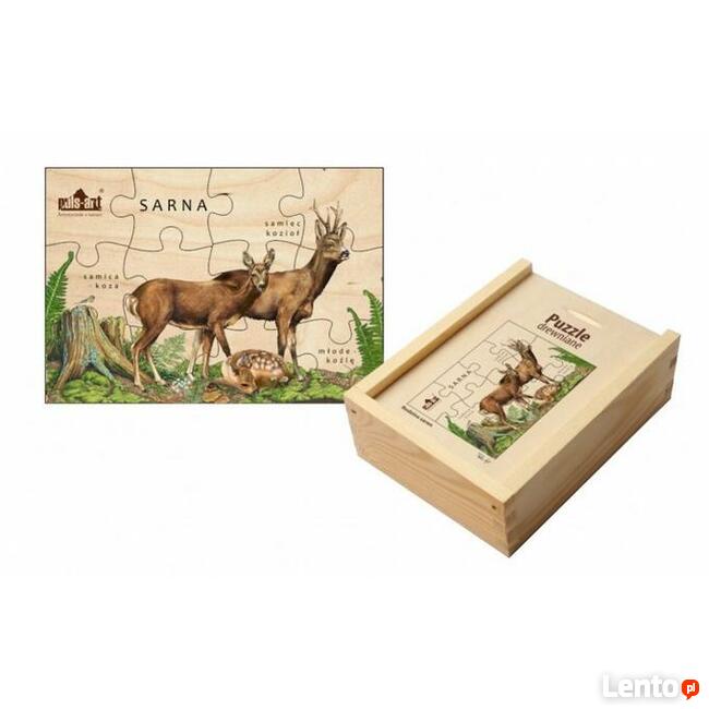 Puzzle drewniane - Rodzina saren